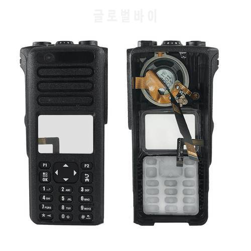 Two Way Radio Replacement Housing Case Kit with Speaker for DP4800 DP4801 XPR7550 DGP8550 XPR7580 Walkie Talkie