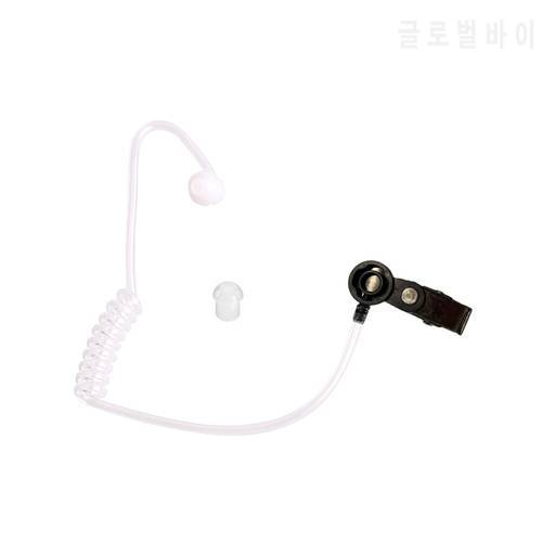 10*Earphone Transparent Coil Acoustic Air Tube Earplug Two-Way Radio Walkie Talkie Earpiece Headset Accessories Shipping