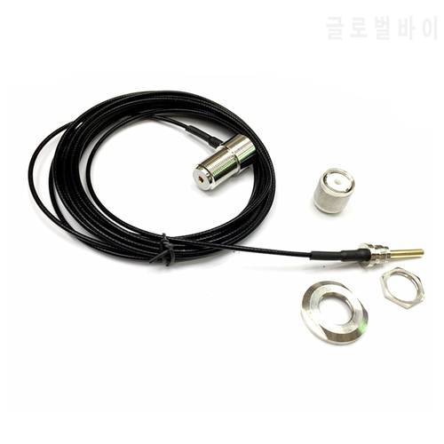 5m car walkie-talkie antenna 50-1.5 pipe feeder SC316 Teflon clamp sideline M signal lead