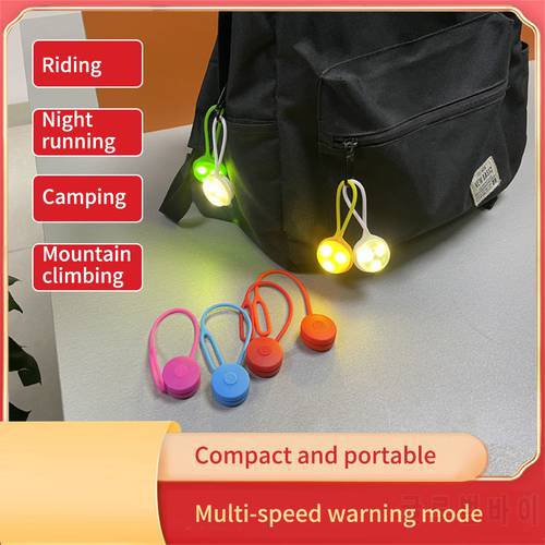 Mini Bicycle Light Carabiner Light Torch Portable Lanterna Keychain Hanging Backpack Lamp For Night Walking Camping Hiking