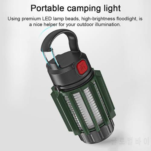 Outdoor Camping Light Multifunctional LED Tent Lamp Campsite Lantern Electric Mosquito Zapper Killer for Camping Hiking Fishing
