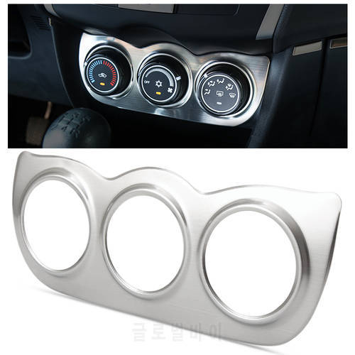 Car interior modification air conditioning knobs decorative panel cover for Mitsubishi ASX Auto Accessories