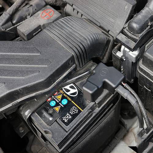 Car Battery Negative Protection Cover Plastic Sticker For KIA CEED JD RIO Pride K2 UB K3 Rondo Carens RP Morning Picanto TA