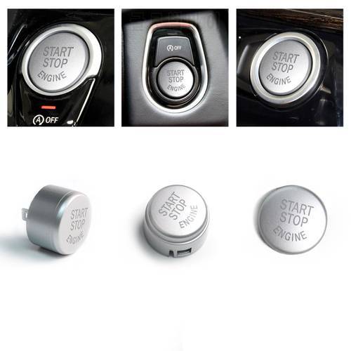 Car Silver Engine Start Stop Switch Button Replace Cover For BMW 1 3 5 7 F01 F20 F30 G30 X1 X3 X4 X5 X6 F15 F25 F26 F48