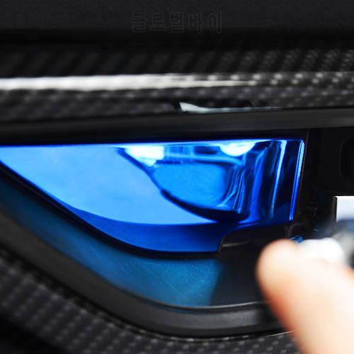 QHCP Stainless Steel Auto Inner Door Handle Bowl Sticker Decorative Trims For Subaru XV 2018 2019 2020 2021 Interior Accessories