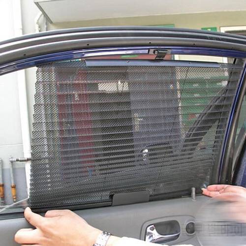 Car Window Sunshade Curtain UV Protection Shield Sun Shade Visor Mesh Sun Visor Shield Car Window Sunshade Protector