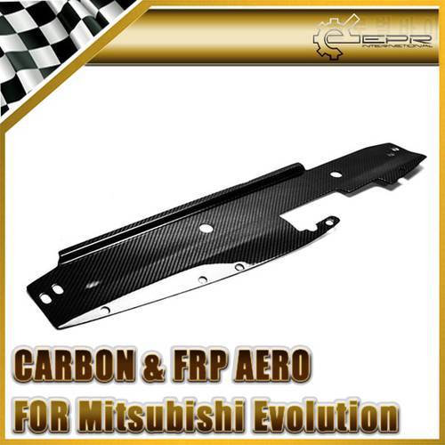 Car-styling For Mitsubishi Evolution EVO 5 6 Carbon Fiber Cooling Panel Glossy Fibre Engine Cover Racing Auto Body Kit Trim