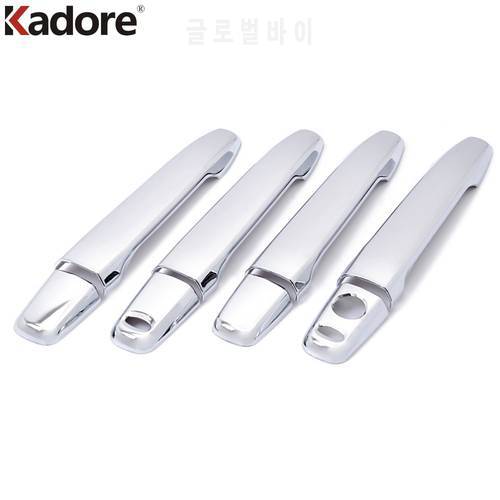 For Mitsubishi Outlander 2011-2018 2019 2020 2021 Side Door Handle Caps Cover Chrome Trim Protector Car Exterior Accessories