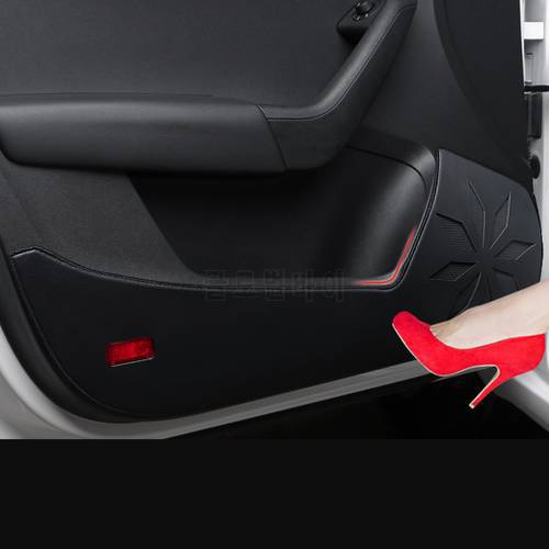 Inner Door Panel Anti-Kick Pad For Nissan Qashqai X-Trail 2008 2009 2010 2011 2012 2013 2014 2015 2016 2017 2018 Leather AB086