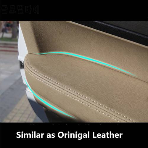 Microfibre Leather Door Panel Armrest Cover For Honda CRV 2007 08 09 10 2011 AB143