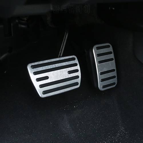 Aluminum Car Styling Accelerator Gas Brake pedal Non-slip Pedal Plate Pads Cover For Honda Civic 10th 2016 2017 2018 Accessories