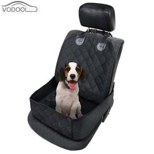 Waterproof Car Seat Cover Oxford Cloth Cotton Dog Pet Front Chair Cushion Mat Puppy Cat Carrying Bag Auto Travel Accessories