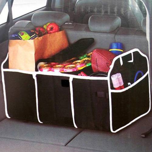 VODOOL Car Organizer Trunk Collapsible Toys Food Storage Truck Cargo Container Bags Box Black Car Stowing Tidying Accessories