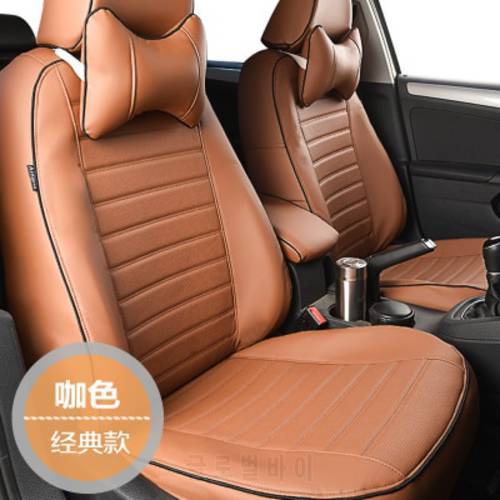 auto seat covers car leather cushion set for FORD Focus Transit Mondeo Fiesta S-MAX Explorer maverick KUGA Escape caravan E150