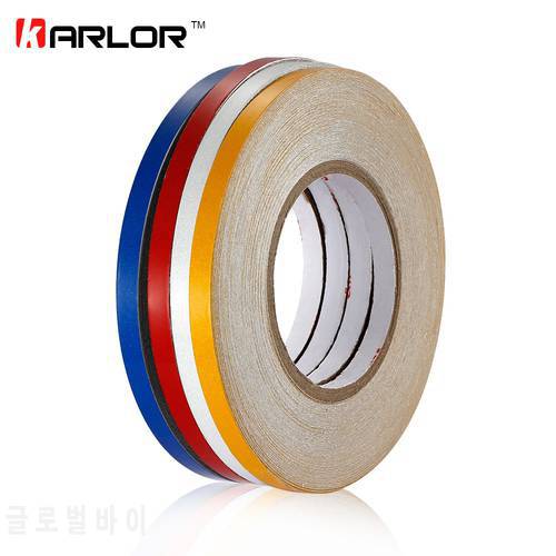 1cm*42m Car Styling Reflective Tape Warning Stickers Reflective lines Body Rim Automobile Motorcycle Emergency Safety Strip