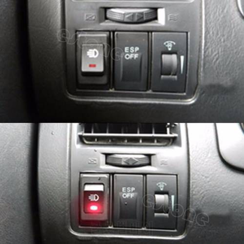 Car Styling 12V 35A Universal Car Fog Light Rocker Switch Red LED Dash Dashboard 4Pins