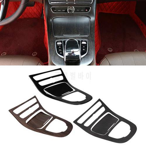 New 1Pair Console Gear Panel Frame Console Gear Shift Panel Cover Trim for Mercedes Benz E-Class W213 2016 2017 2018 New Arrive