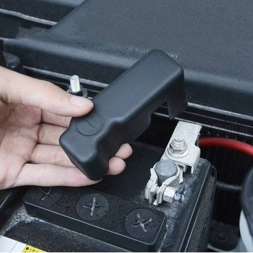 Car Battery Protection Cover ABS Battery Negative Protective Car Cover Cap For Toyota Land Cruiser 200 FJ 200 2008-2016