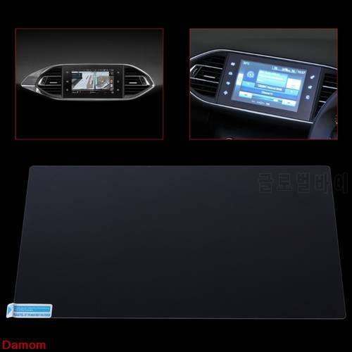 2021 New Car Navigation Tempered Glass Screen Protector For Peugeot 308 408 508 208