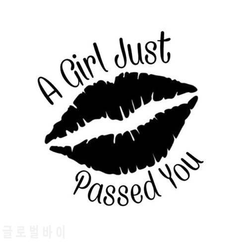 10.9CM*11.4CM Car Decal Sticker Lady&39s Girl Women Mouths Funny Car Stickers Car Accessories C8-0228