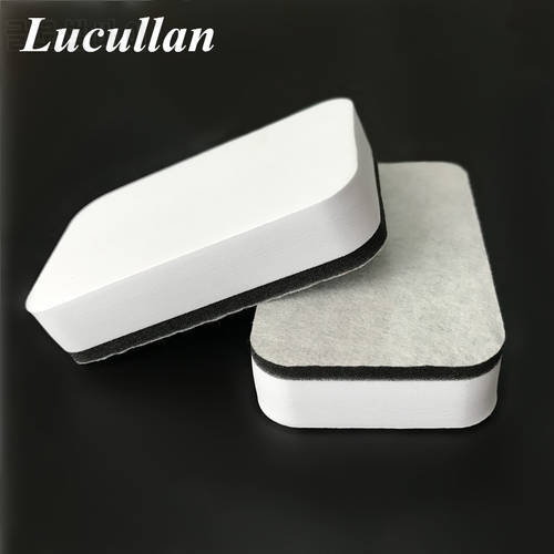 Lucullan Design Non-Woven Fabric Nano Paint Coating Sponge Car Liquid Ceramic Coat Auto Glass Care Protection Applicator