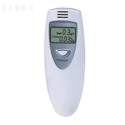 Portable Mini LCD Professional Alcohol Analyzer Police Digital Breath Breathalyzer Alcohol Tester Detector