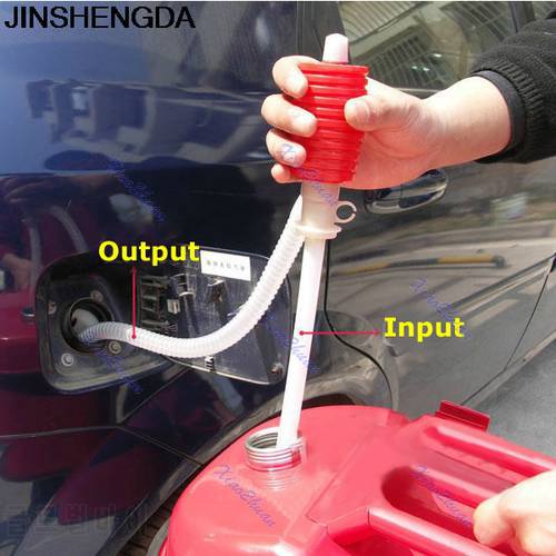 Liquid Gas Transfer Hand Oil Water Pump Manual Portable Car Siphon Hose for Car baseus
