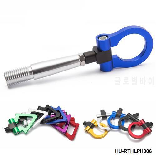 Auto Trailer Tow Hook Screw-On Front Rear Aluminum For Mitsubishi Lancer EVO HU-RTHLPH006
