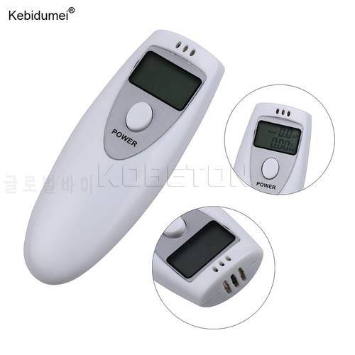 Portable Digital Alcohol Breath Tester LCD Display Inhaler Alcohol Meters Handheld Analyzer Breathalyzer Detector Test