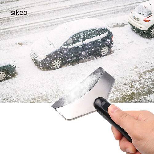 Portable Winter Car Windshield Snow Removal Scraper Mini Ice Shovel Window stainless steel scraper Cleaning Tool accessories