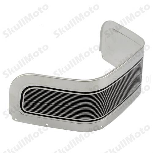 Motorcycle Accessories Aluminum Front Fender Trim Skirt for Harley Touring Electra Road Glide Road King 1980-2013 UNDEFINED