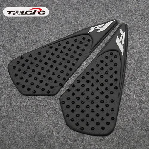 Motorcycle Protector Anti slip Tank Pad Sticker Gas Knee Grip Traction Side 3M Decal For Yamaha YZF R1 YZFR1 2004 2005 2006