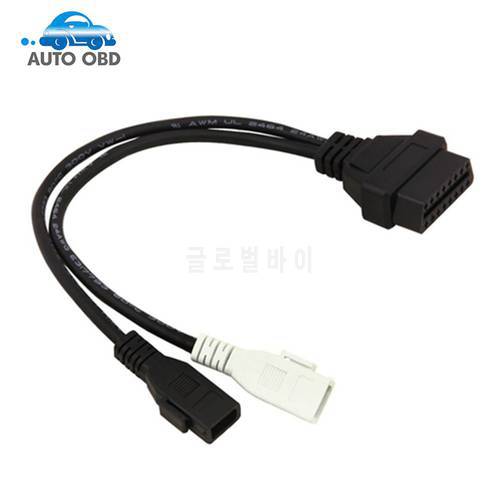 Cable For Ai*di 2P+2P 2x2 to 16Pin Female OBDII Connector 2x2 OBD1 to OBD2 Diagnostic Cable Free Shipping