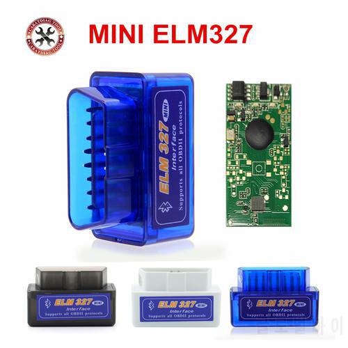 Mini ELM327 Bluetooth Interface V2.1 OBD2 Auto Diagnostic-Tool Works ON Android Torque/PC v 2.1 BT adapter