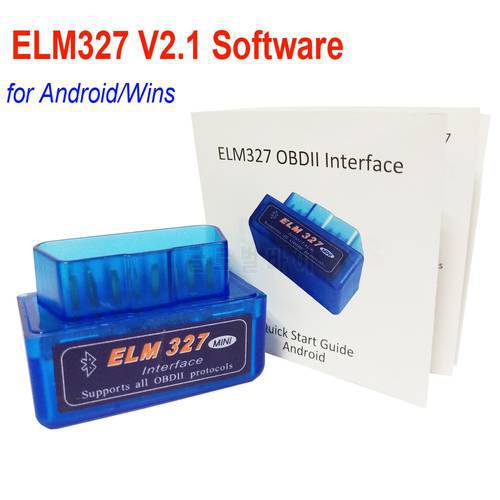 2022 Super Mini ELM 327 OBD Scanner Bluetooth elm327 V2.1 OBD2 Car Scan Tool ELM-327 Code Reader Car Diagnostic tool free ship