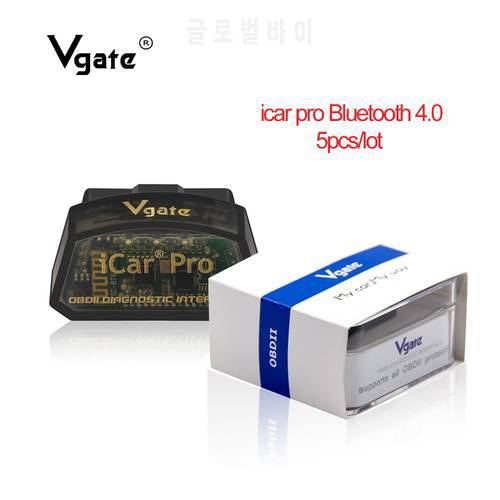 (5pcs/lot)Vgate icar Pro elm 327 Wireless obd2 scanner scan pro car Diagnostic Tool OBDII Code reader elm327 V2.1 scan-tool