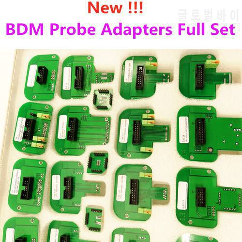 For KTAG KESS New bdm probe adapters Full set LED BDM Frame ECU 22pcs Adapter BDM Probe Adapters BDM Frame ECU Programming