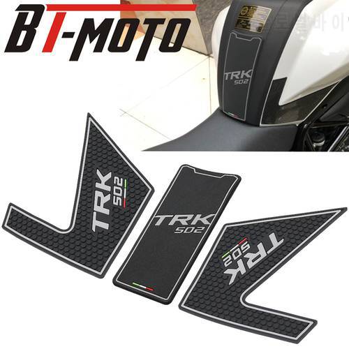 1 Set Motorcycle Gas Oil Fuel Tank Pad Protector Decal Sticker For Benelli TRK502 TRK 502 502X