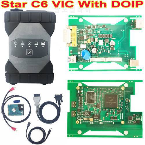 Best Real MB Star C6 Diagnosis VCI Multiplexer With CAN/DOIP Protocol with 2021.03 Software HDD C6 MB star C4/C5 C3