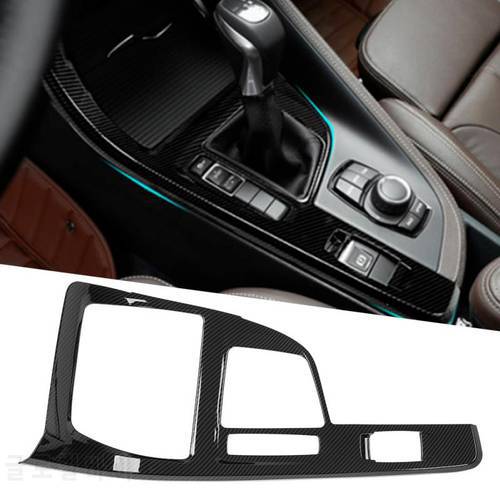 Carbon Fiber Style ABS Updated Car Styling Gear Shift Panel Cover Trim for BMW X1 F48 2016 2017 2018 2019