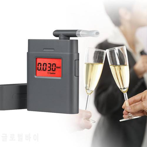 mini portable digital personal breathalyzer/breathalyzer alcohol tester display with 360 degree rotating mouthpiece pft 838