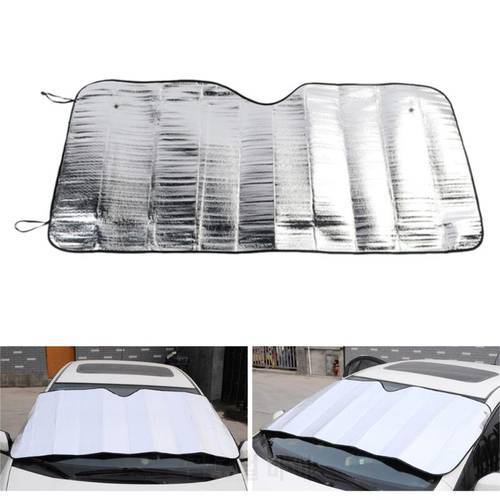 130x60cm Foil Car Window Cover Auto Windshield Heat Sun Shade Visor Cover Front Sunshade UV Protect Film Foam
