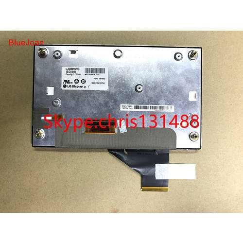 Free shipping 8inch LCD display with touch screen LA080WV3-SD01 LA080WV3-(SD)(01) LA080WV3 SD 01 for Car GPS navigation lcd