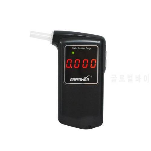 5pcs/ 2019 NEW Hot selling high accuracy Prefessional Digital Breath Alcohol Tester Breathalyzer AT858s Freeshipping