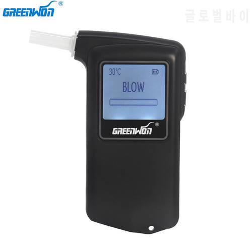 GREENWON Fuel cell sensor breath alcohol tester Certified Patent Breathalyzer Promotional Gift Drive Safety Digital