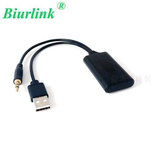 Biurlink Universal AUX USB 3.5mm Audio Music Playback Bluetooth 5.0 Module for Volkswagen Peugeot BMW Toyota