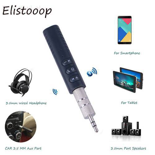 Wireless 3.5mm jack Aux Car Bluetooth-Compatible Audio Music Receiver Hands Free Car Kit Handsfree Adapter for BMW Kia
