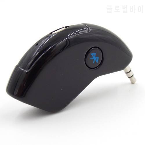 Super Mini Bluetooth Car Kit Bluetooth Receiver Handsfree AUX Outout Adapter For Music and Mobile Phone Iphone