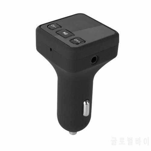 Wholesale 5pcs/set Original Bluetooth Receiver FM Transmitter With Handsfree Wireless Adapter Bluetooth Audio Adapter Charger