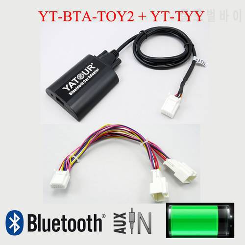Yatour BTA Bluetooth adapter car radio MP3 player for Toyota Lexus 6+6pin radios